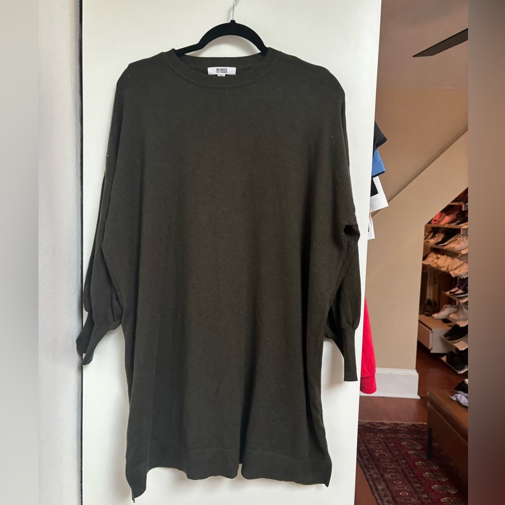 BB Dakota Dark Olive Sweater Dress